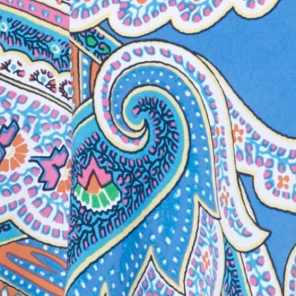 💠LAUREN RALPH LAUREN💠RUFFLED PAISLEY SKIRT💠 - Picture 3 of 9